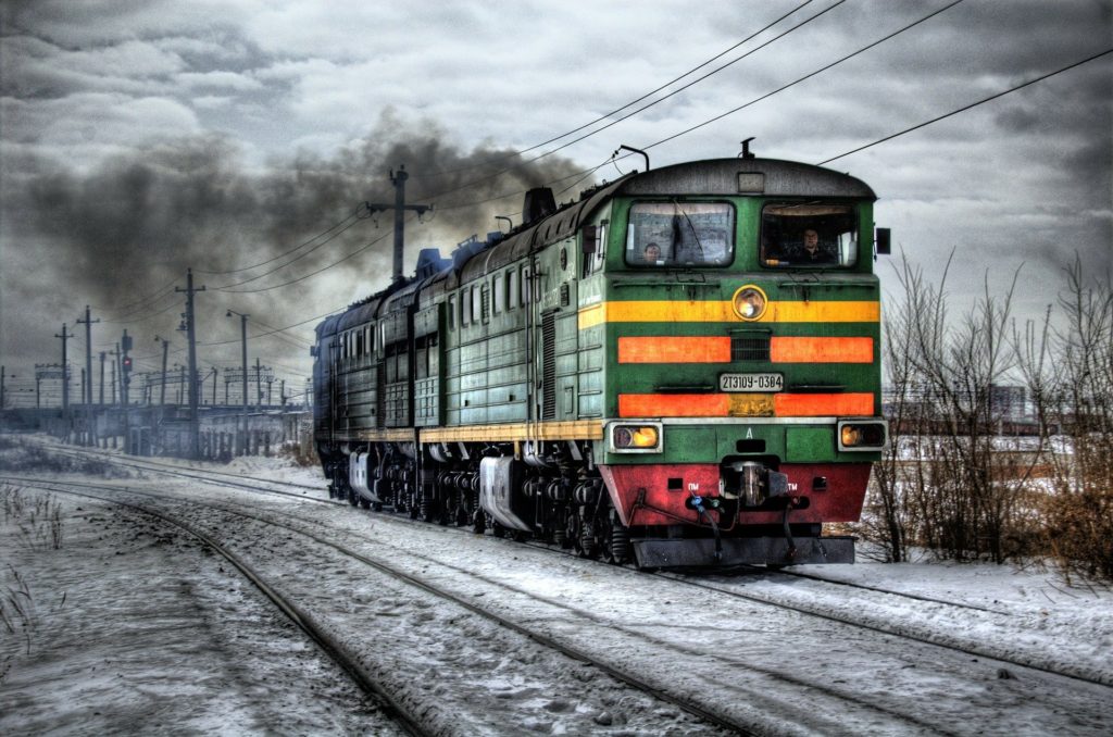Transport train road air cause various pollution